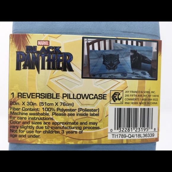 Marvel Bedding Black Panther New Reversible Soft Pillowcase Poshmark